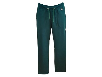 Teplákové kalhoty v lahvově zelené barvě - vel.38