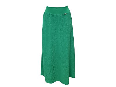 Zelená dlouhá sukně s kapsami - vel.38