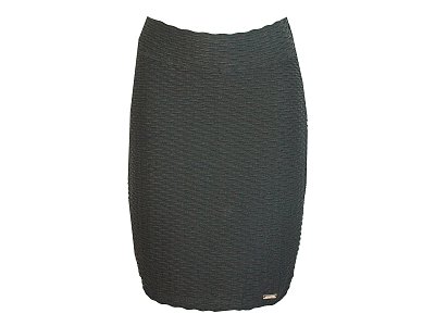 Černá sukně s plastickým vzorem - vel.38